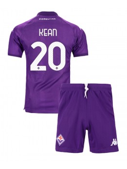 Fiorentina Moise Kean #20 Heimtrikotsatz für Kinder 2024-25 Kurzarm (+ Kurze Hosen)